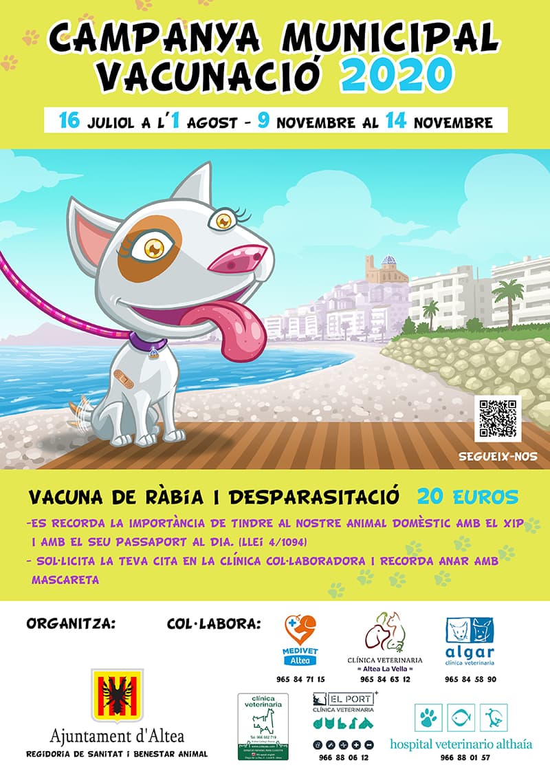 CAMPANYA VACUNACIo RaBIA Altea