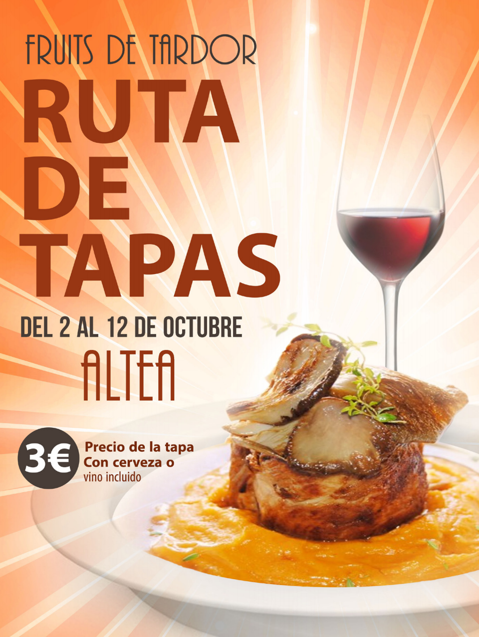 AVUI S’INICIA A ALTEA LA RUTA DE LA TAPA «FRUITS DE LA TARDOR»