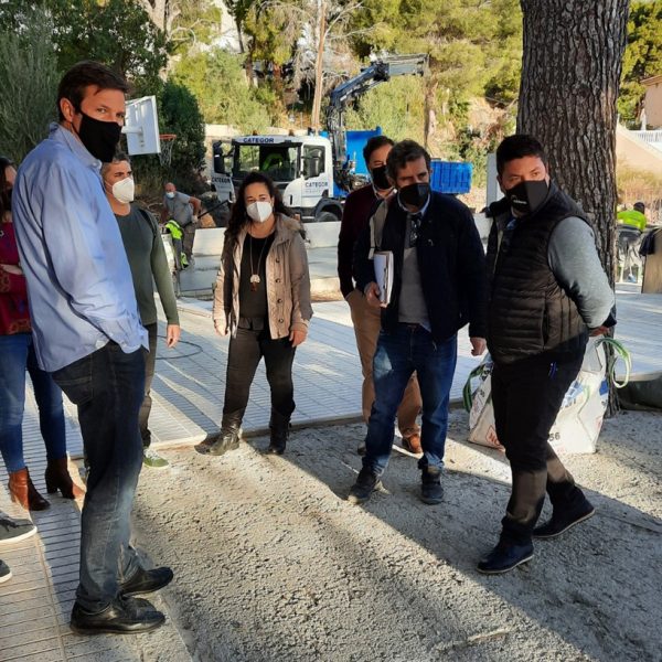 VICENTA PÉREZ, EDIL D‘EDUCACIÓ, VISITA LES OBRES DE MILLORA DEL CEIP L’OLLA ENGLOBADES DINS DEL PLA EDIFICANT