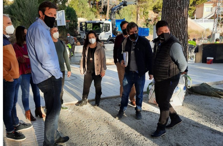 VICENTA PÉREZ, EDIL D‘EDUCACIÓ, VISITA LES OBRES DE MILLORA DEL CEIP L’OLLA ENGLOBADES DINS DEL PLA EDIFICANT