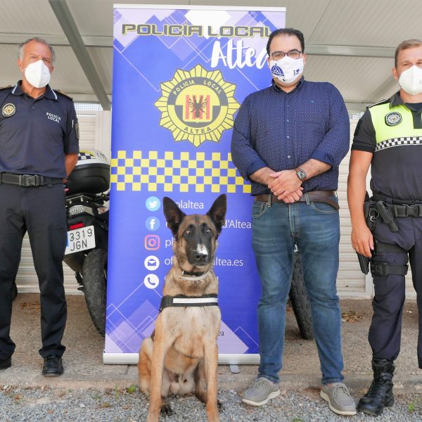 LA REGIDORIA DE SEGURETAT CIUTADANA PRESENTA LA NOVA UNITAT CANINA D’ALTEA