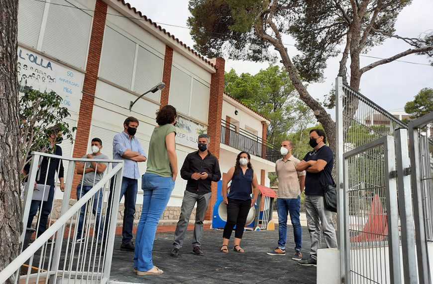 FINALITZADES LES OBRES DEL COL.LEGI DE L’OLLA EXECUTADES MITJANÇANT EL PLA EDIFICANT