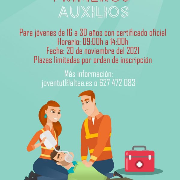 LA REGIDORIA DE JOVENTUT PRESENTA LA DESENA EDICIÓ DEL CURS DE PRIMERS AUXILIS DIRIGIT A JOVES DE 16 A 30 ANYS