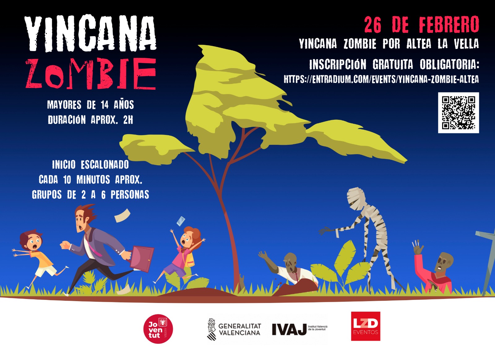 LA REGIDORA DE JOVENTUT PRESENTA UNA «YINCANA ZOMBIE» EL CAP DE SETMANA DE CARNESTOLTES A ALTEA LA VELLA